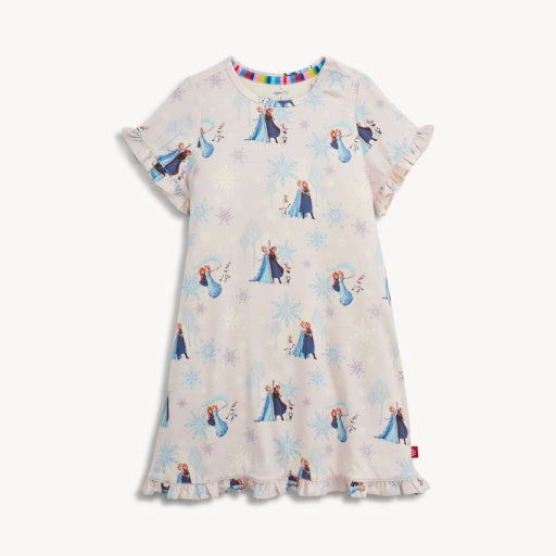 Magnetic Me Frozen Right Fit Ruffle Nightgown