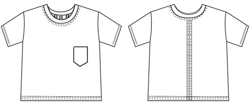 Tenly Hacci Jersey Core Pocket Tee | Ht Nutmeg - Baby Biz
