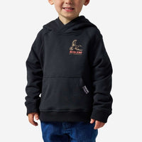 Burlebo Youth Fleece Hoodie Duck Wild | Black