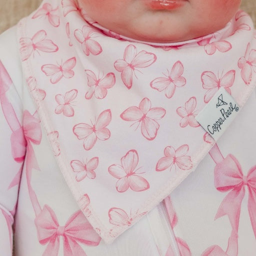 Copper Pearl 4 Pack Baby Bandana Bibs | Bow My Gosh