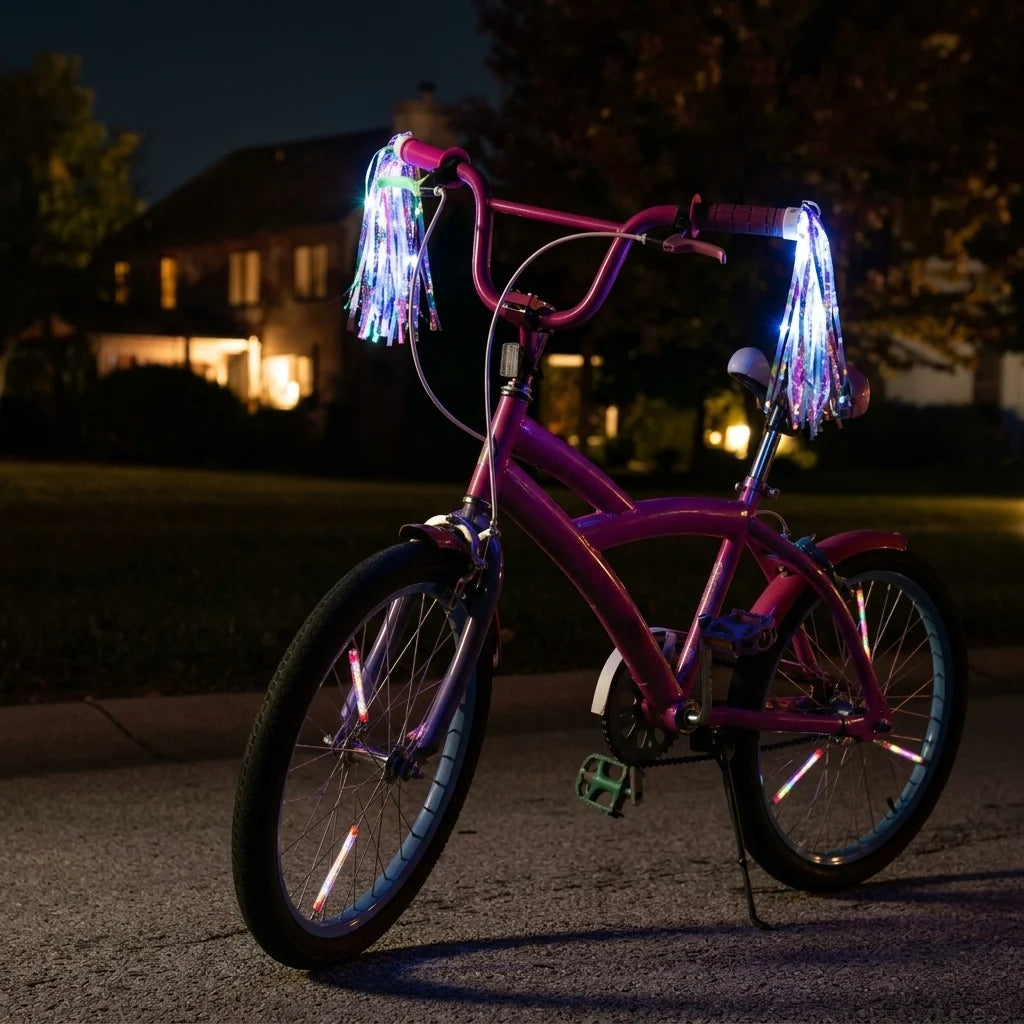 Brightz LED Light-Up Bike Streamers Set