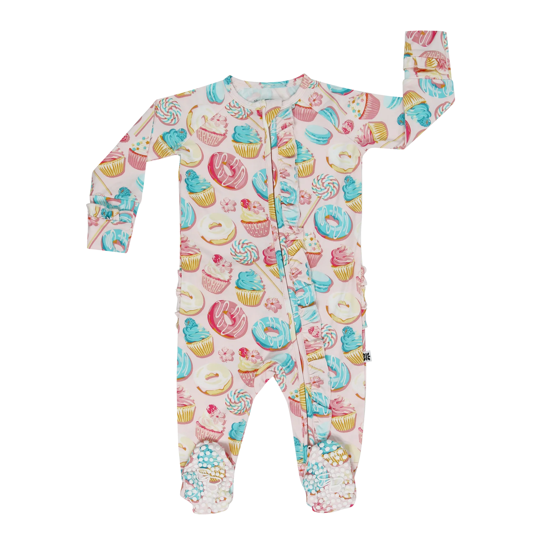 Sweet Bamboo Ruffle Footie | Sweet Tooth