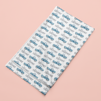 Sugar + Maple Stretchy Blanket | Trucks