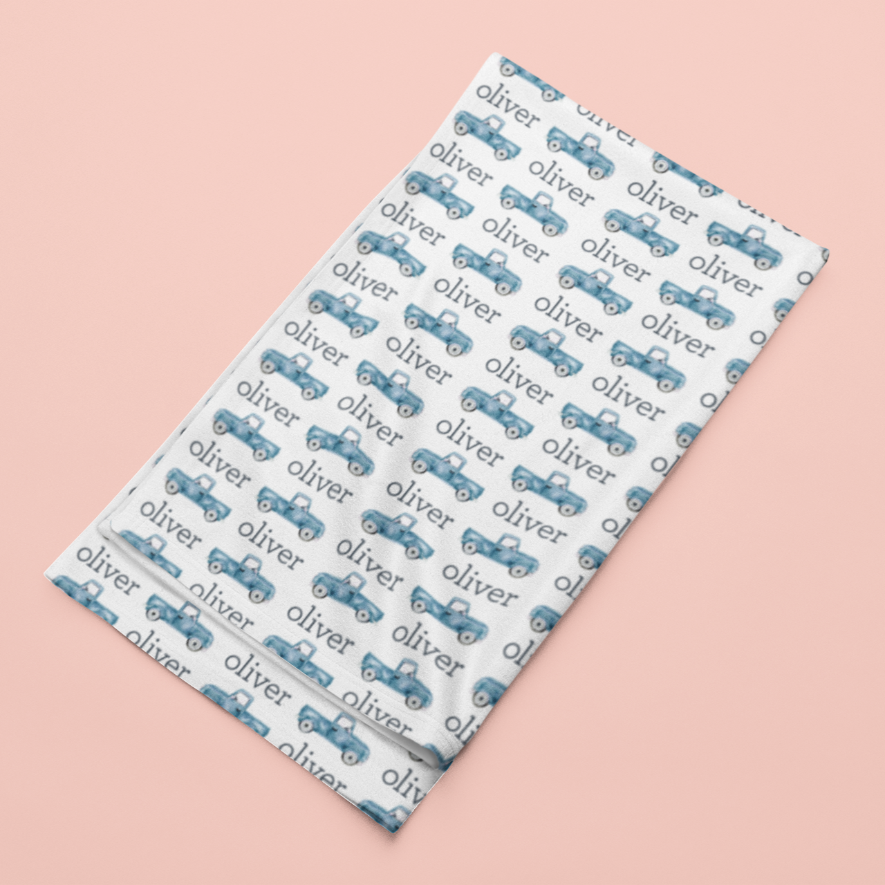 Sugar + Maple Stretchy Blanket | Trucks