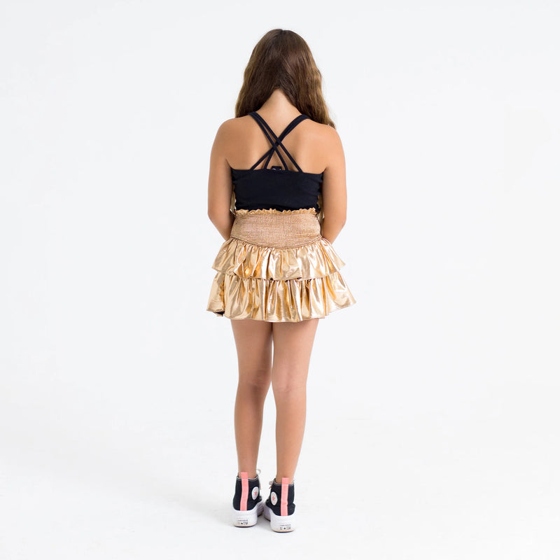 Brookie Bronze Tween Skort