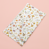 Sugar + Maple Stretchy Blanket | Whimsical Mushroom