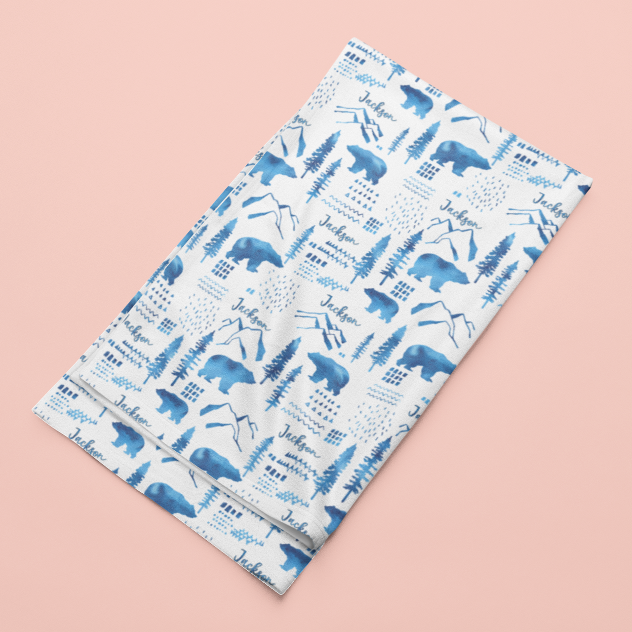 Sugar + Maple Stretchy Blanket | Woodland