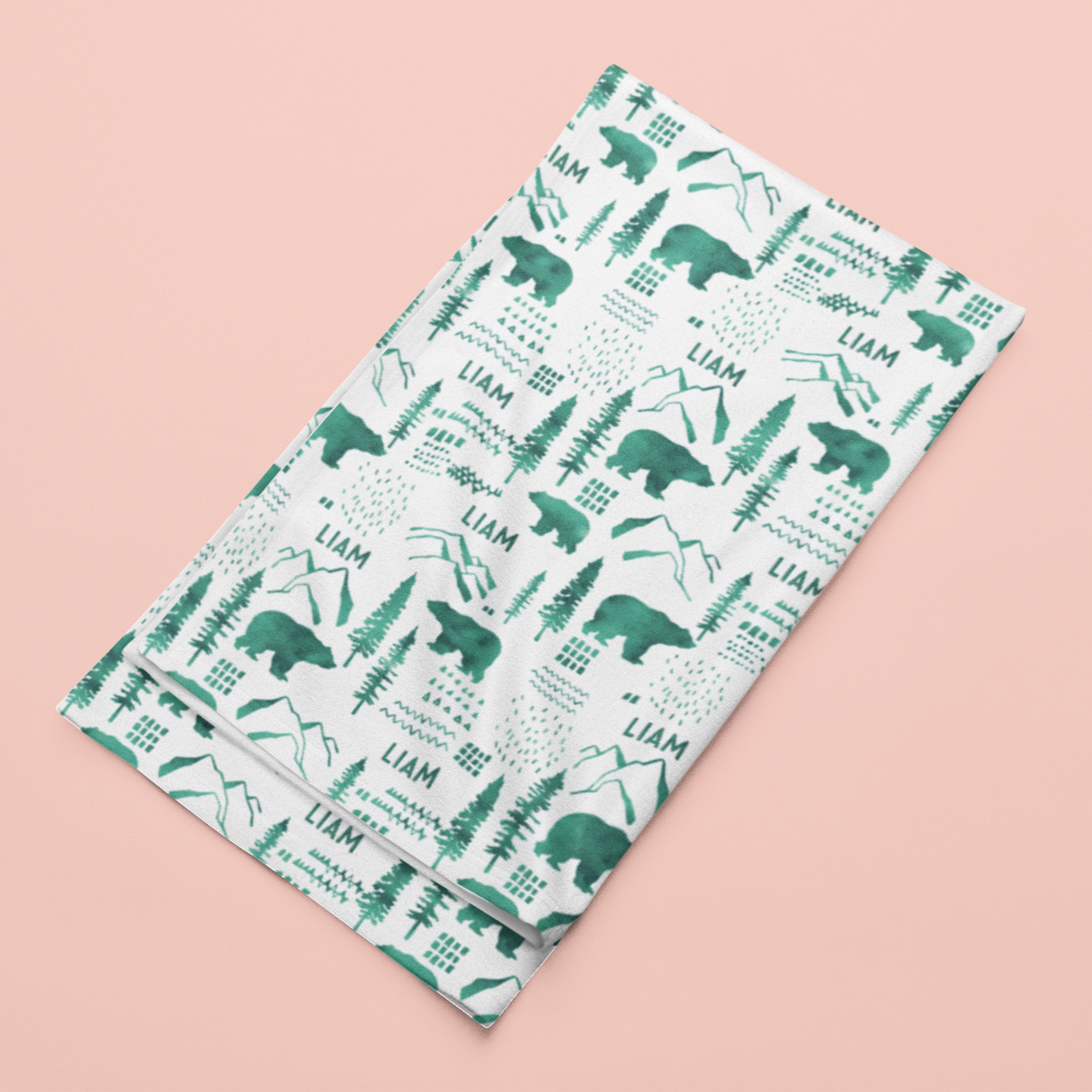 Sugar + Maple Stretchy Blanket | Woodland