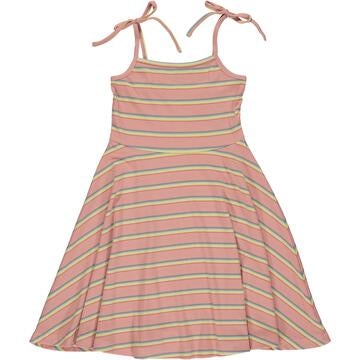 Vignette Tori Dress | Pink Rib Stripe