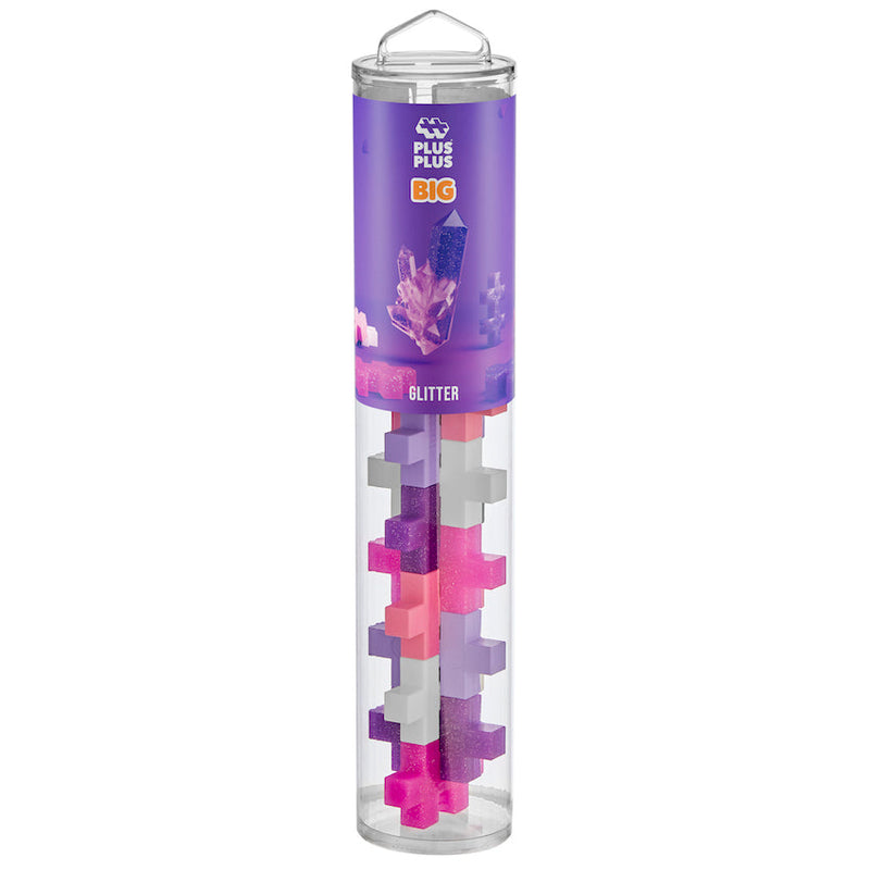 Plus-Plus Big 15-Piece Tube | Glitter