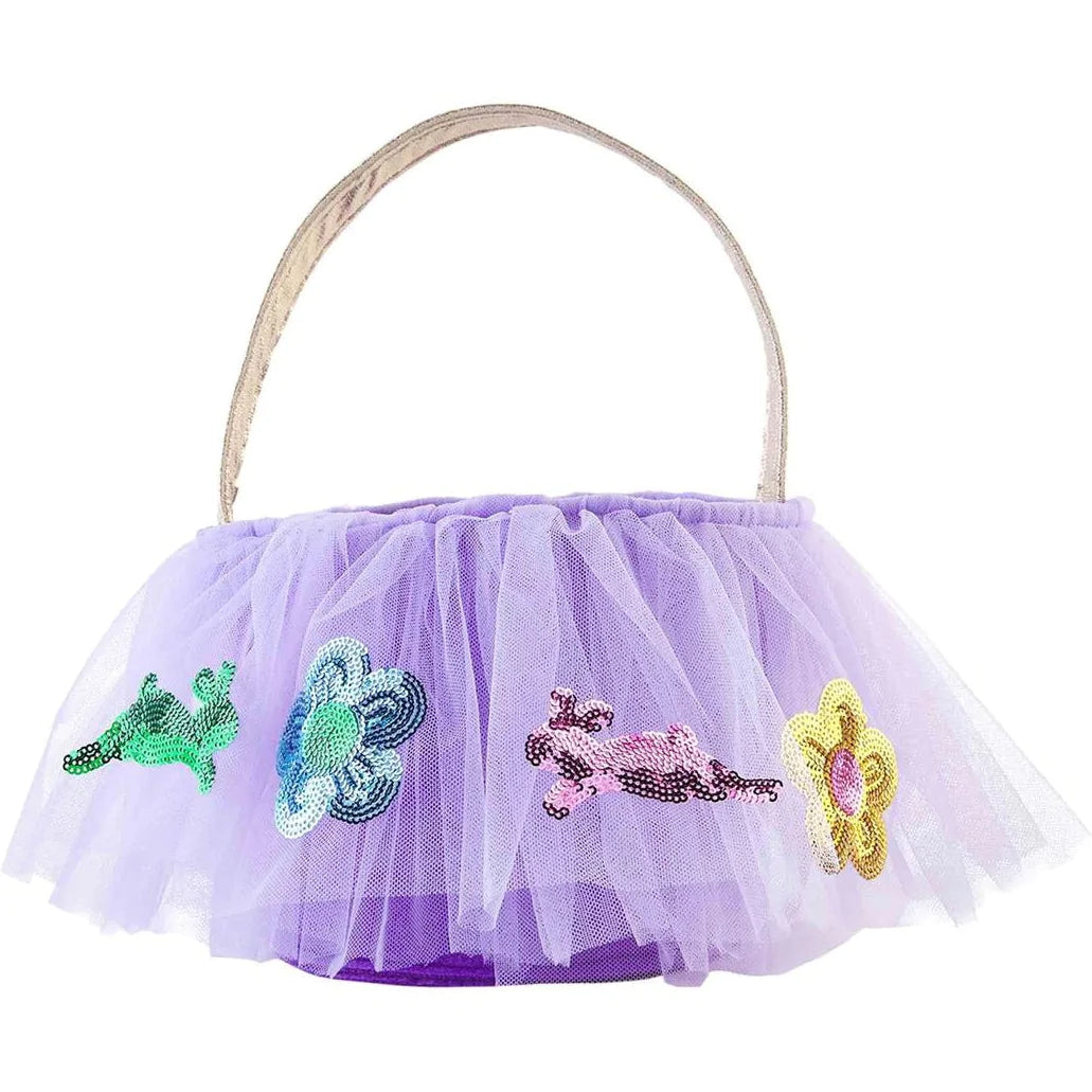 Mud Pie Lavender Easter Tutu Basket