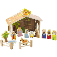 Mud Pie Wood Nativity Set