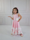 Serendipity Clothing Co. Pink Flutter Maxi Dress