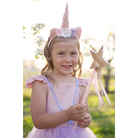 Great Pretenders Pink Shimmer Unicorn Dress & Headband