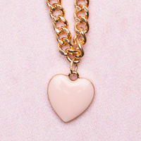 Great Pretenders Boutique Chunky Chain Heart Necklace