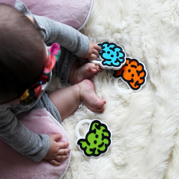 Fat Brain Toys Teether Green