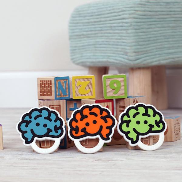 Fat Brain Toys Teether Green