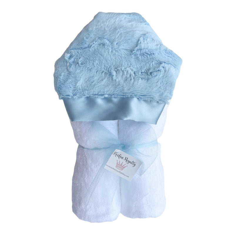 Hooded Towel- Classic Baby Blue