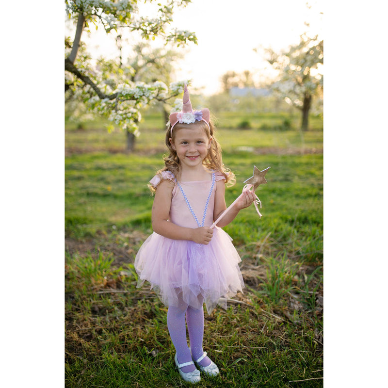 Great Pretenders Pink Shimmer Unicorn Dress & Headband