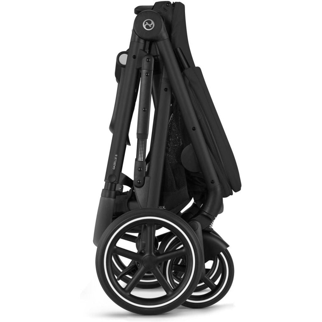 Cybex Gazelle S 2 Stroller | Black Frame | Moon Black Seat