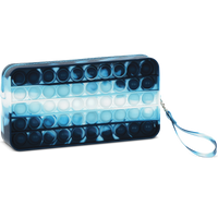 Iscrem Blue Tie Dye Popper Pencil Case