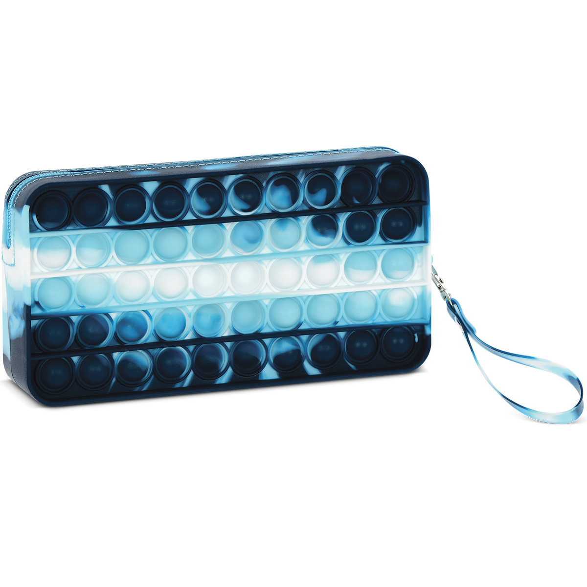 Iscrem Blue Tie Dye Popper Pencil Case