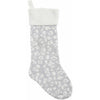 Mud Pie Chenille Stocking | Gray