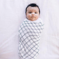 Little Unicorn Deluxe Muslin Swaddle Blanket Set -  White Anemone