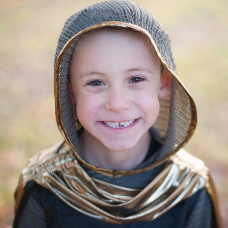 Golden Knight With Tunic, Cape, & Crown