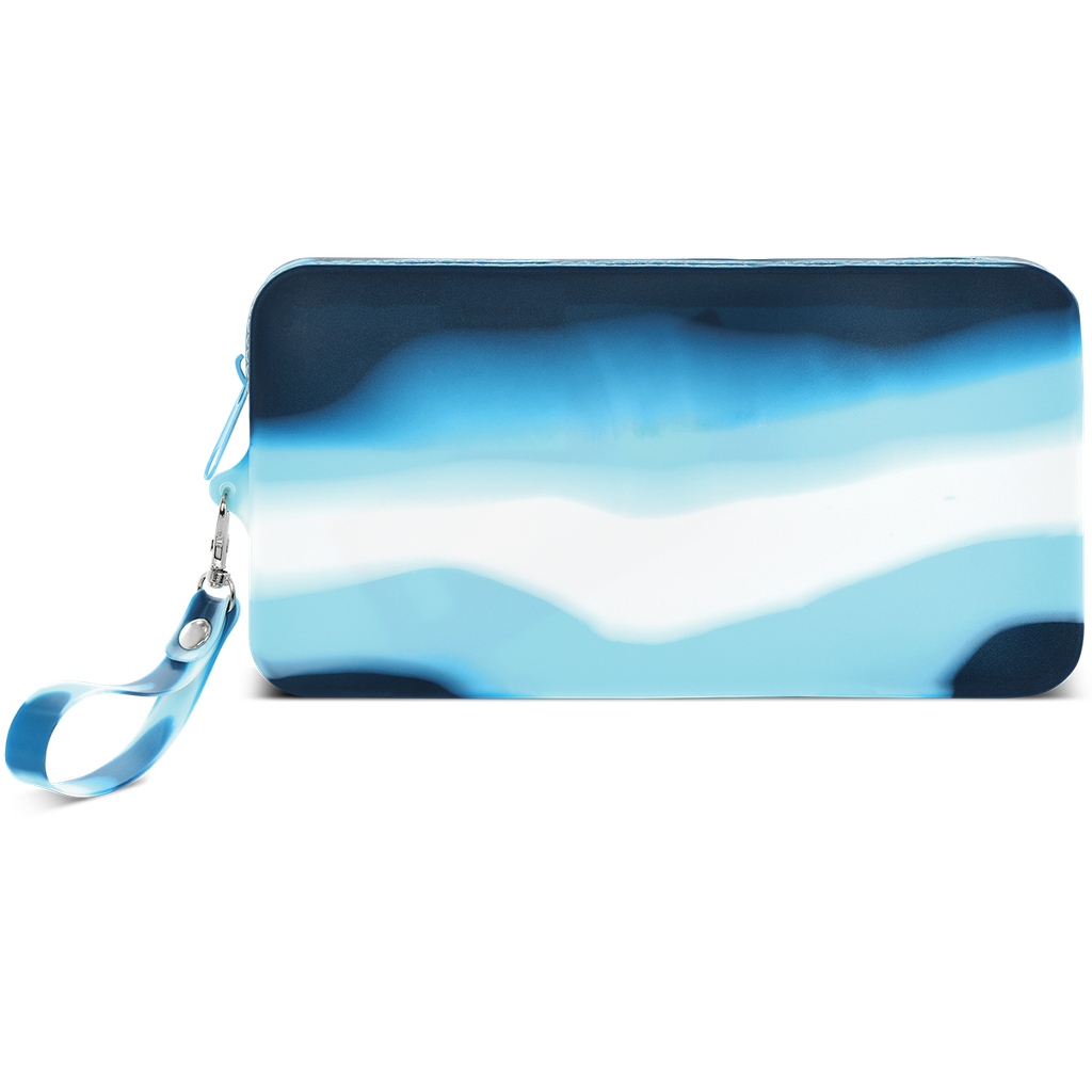 Iscrem Blue Tie Dye Popper Pencil Case