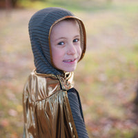 Golden Knight With Tunic, Cape, & Crown