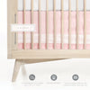 SOLID CRIB SKIRT - BLUSH