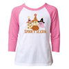 Jane Marie Kids Spooky Season Crew Neck 3/4 Sleeve T-Shirt