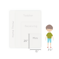 Saranoni Lush Satin Border Mini Blanket | Ivory