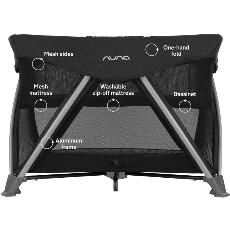 Nuna SENA Aire Playard with Zip-Off Bassinet