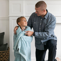 Saranoni Lush Receiving Blanket | Dew