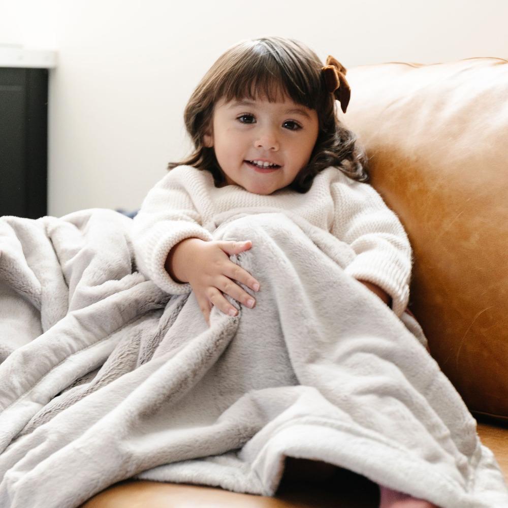 Saranoni Lush Toddler Blanket | Feather