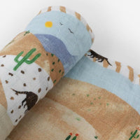 Little Unicorn Cotton Muslin Swaddle Blanket - Desert Hills