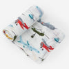 Little Unicorn Deluxe Muslin Swaddle Blanket - Air Show