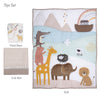 Lambs & Ivy Baby Noah 3-Piece Crib Bedding Set