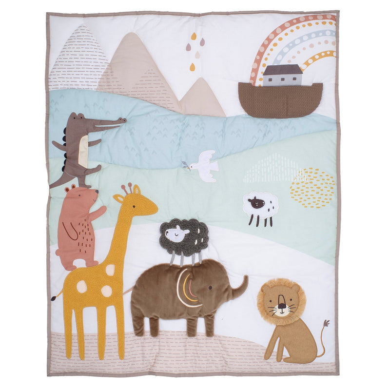 Lambs & Ivy Baby Noah 3-Piece Crib Bedding Set