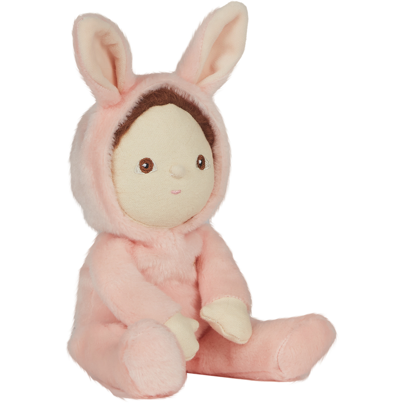 Olli Ella Dinky Dinkums Fluffle Family Bella Bunny | Rose Pink