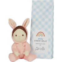 Olli Ella Dinky Dinkums Fluffle Family Bella Bunny | Rose Pink