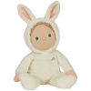 Olli Ella Dinky Dinkums Fluffle Family Bobbin Bunny | Ivory