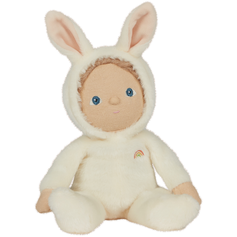 Olli Ella Dinky Dinkums Fluffle Family Bobbin Bunny | Ivory