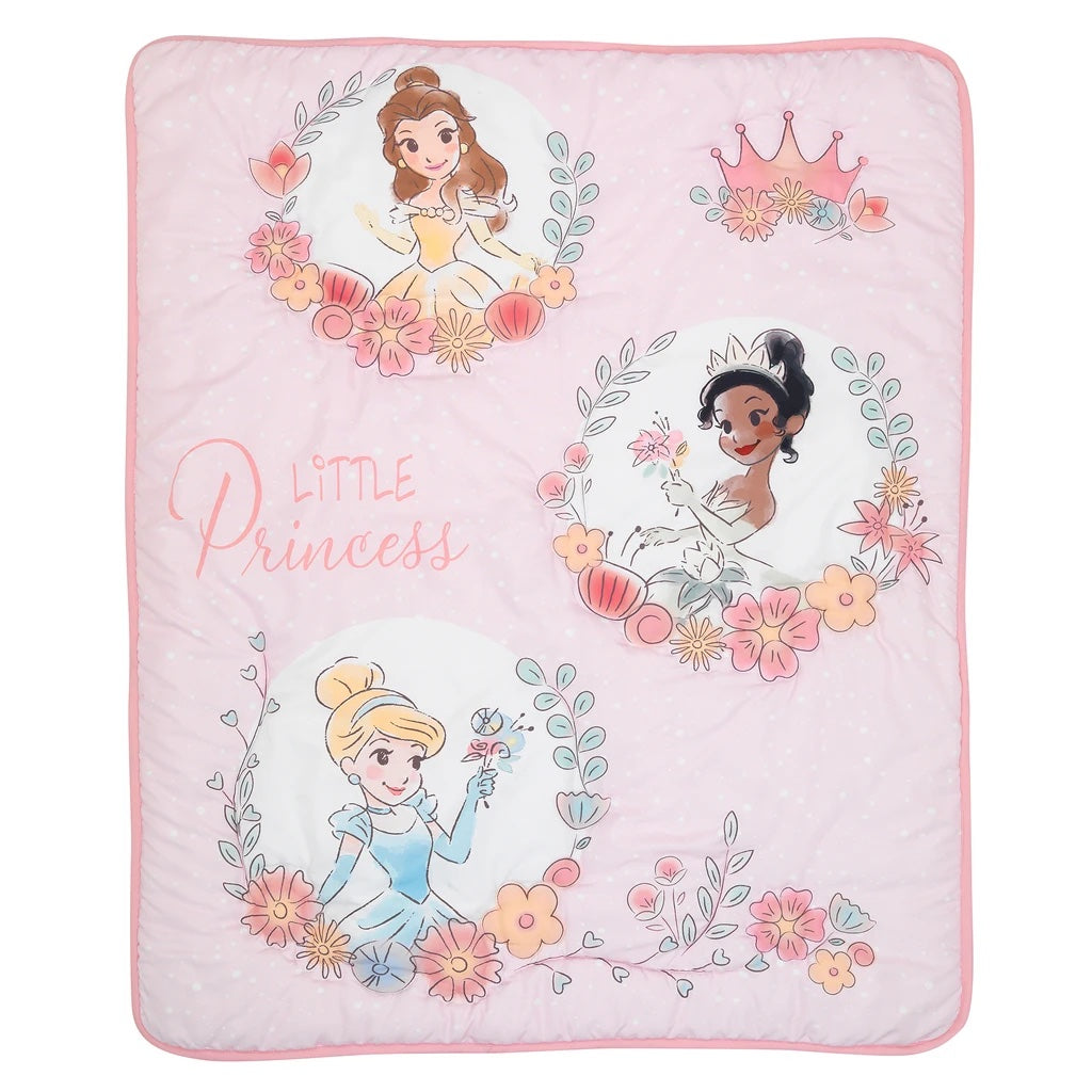 Disney Princesses-3 Pc Crib Set