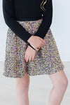 Mila & Rose Rainbow Sequin Twirl Skirt