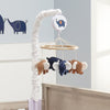 Lambs & Ivy Playful Elephant Musical Baby Crib Mobile