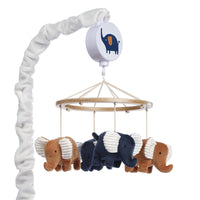 Lambs & Ivy Playful Elephant Musical Baby Crib Mobile