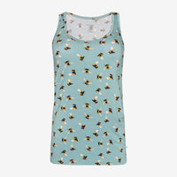 Posh Peanut Spring Bee Women's Tank Top & Ruffled Shorts Pajama